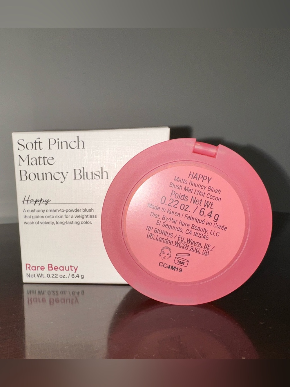Rare Beauty Bouncy Blush Duo Compact — Vibrant Pink - Picture 4 of 7